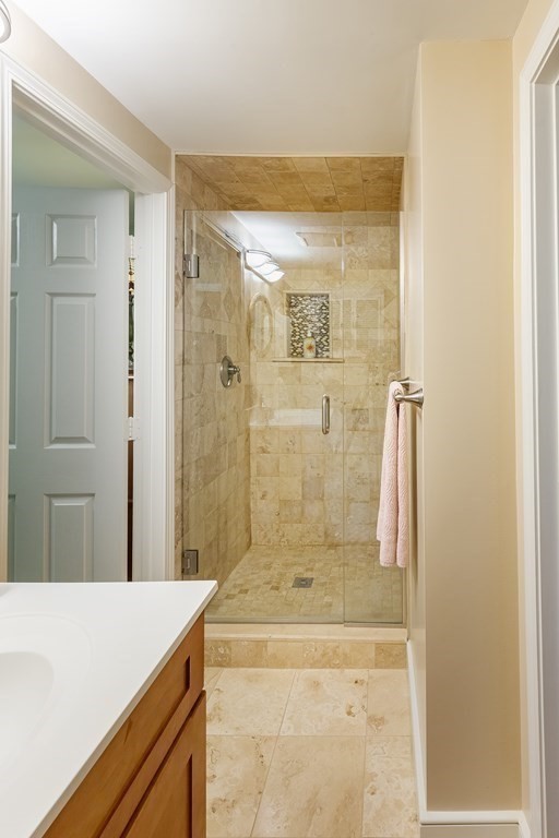 27 Algonquin Road Canton, MA 02021 - Photo 23 of 42 a bathroom with a shower and a sink
