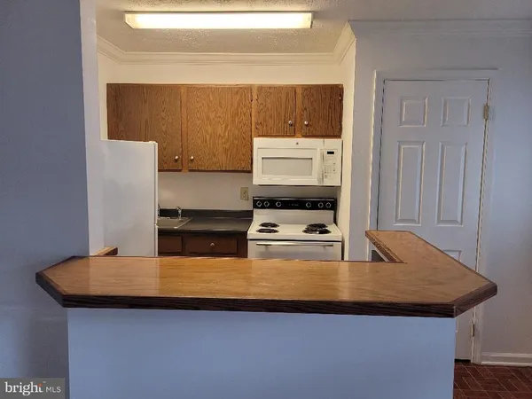 a kitchen with a sink a stove and a refrigerator