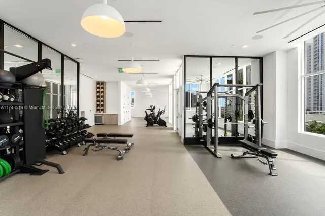 a view of a city with tall buildings