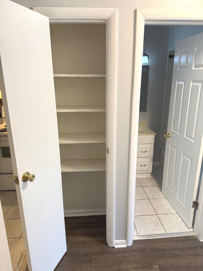 1110 18th Street, Unit 1E Broadview, IL 60155 - Photo 13 of 20 a view of walk in closet with empty racks