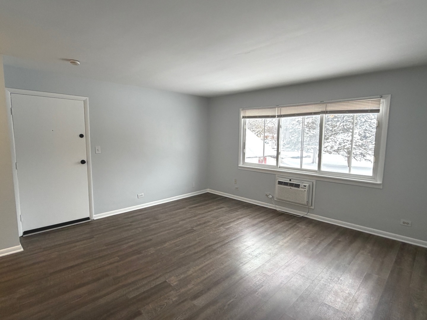 1110 18th Street, Unit 1E Broadview, IL 60155 - Photo 2 of 20 an empty room with wooden floor and windows