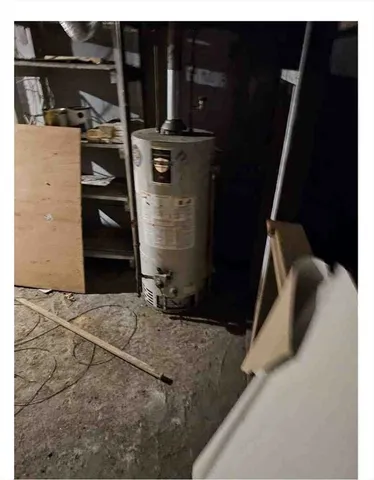 a view of water heater room