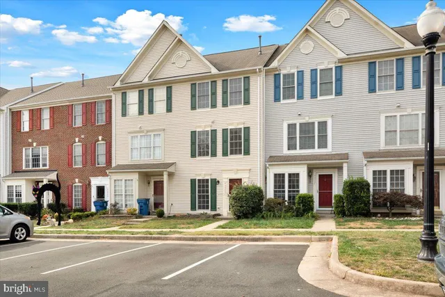 a front view of a residential apartment building