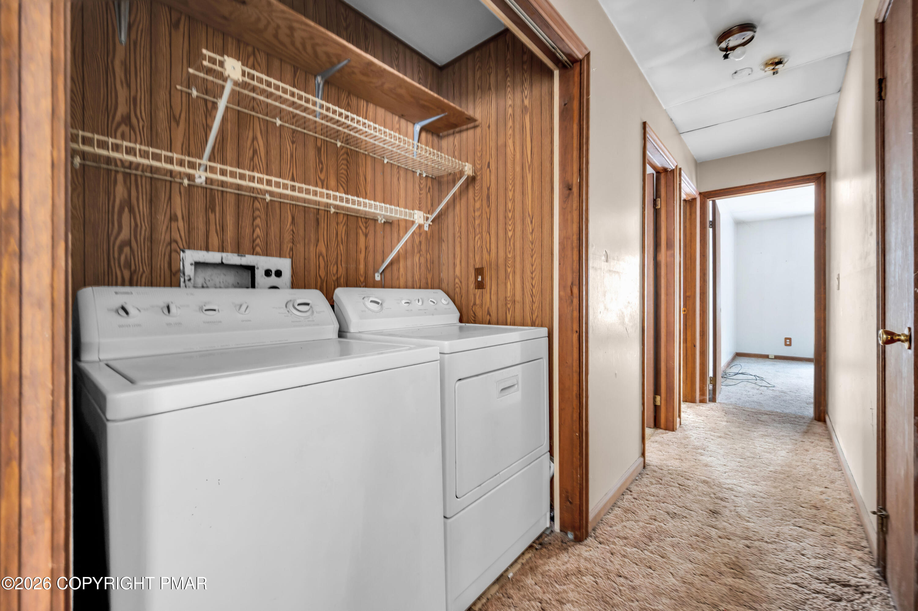 401 Schoolhouse Road East Stroudsburg, PA 18302 - Photo 17 of 21 a utility room with dryer and washer