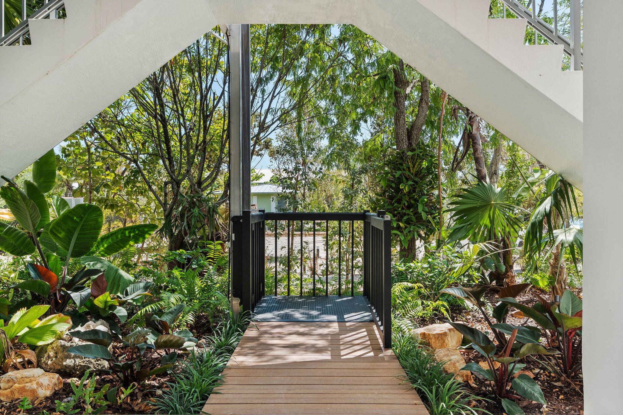 974 Shaw Drive Key Largo, FL 33037 - Photo 71 of 84 a view of a garden with pathway