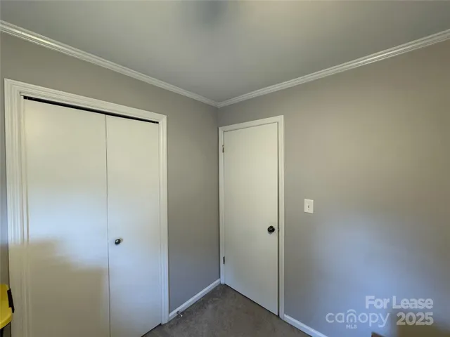 a view of front door of house