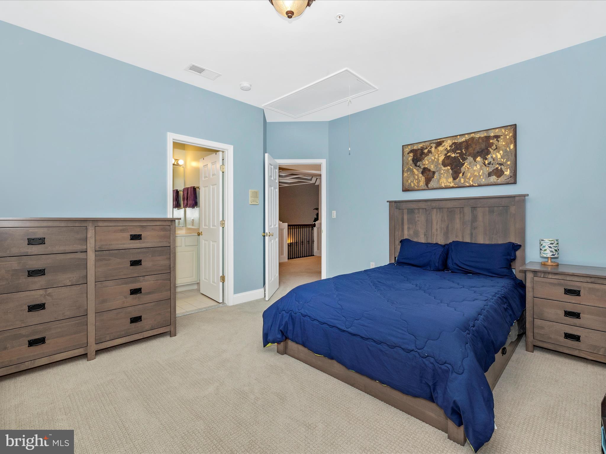 352 Ridge Road Washington Grove, MD 20880 - Photo 30 of 58 a bedroom with a bed and a dresser