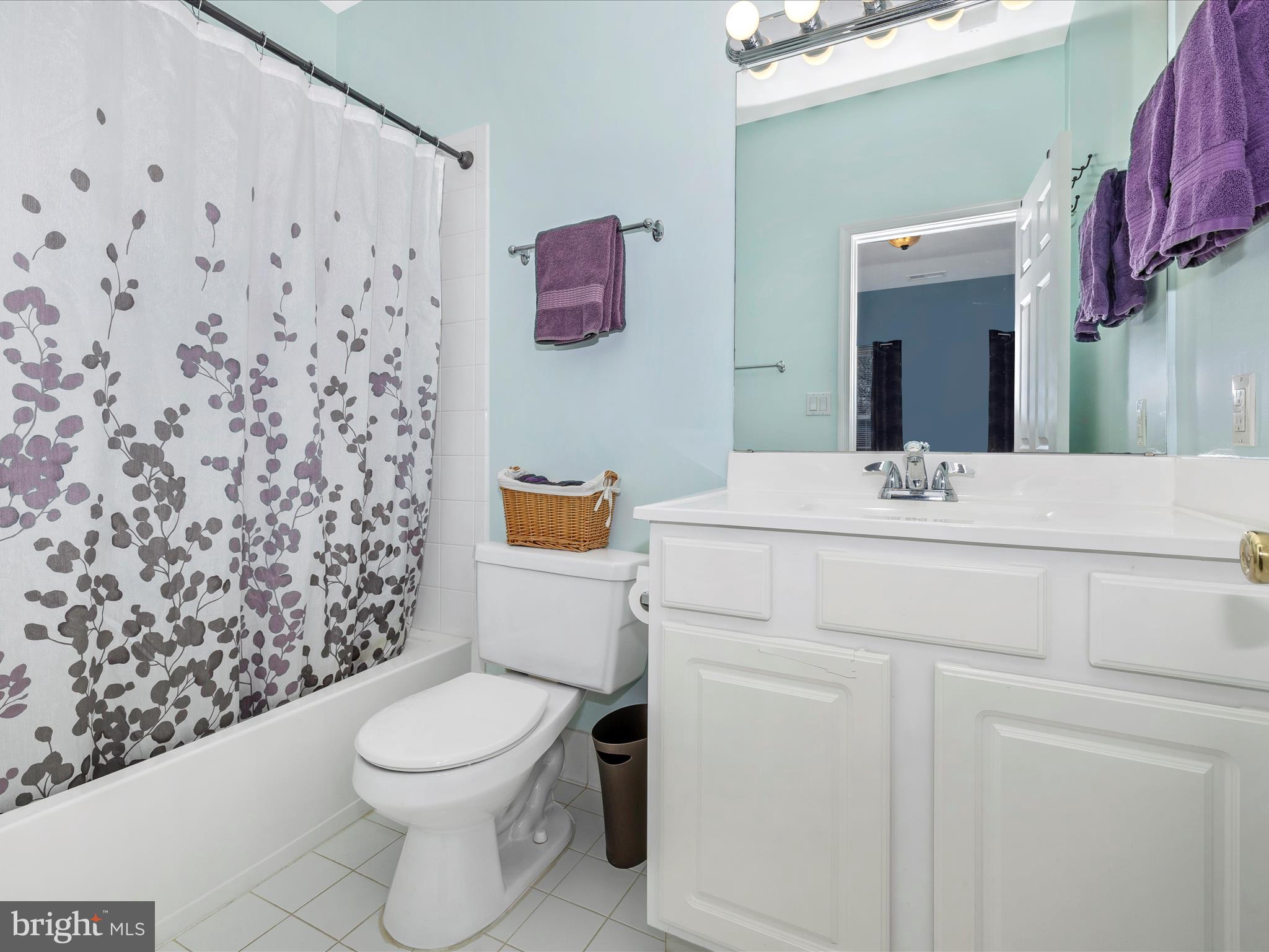 352 Ridge Road Washington Grove, MD 20880 - Photo 31 of 58 a bathroom with a toilet sink and mirror