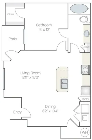$1,159 | 8515 Interstate 35, Unit 14119, Austin, TX 78744
