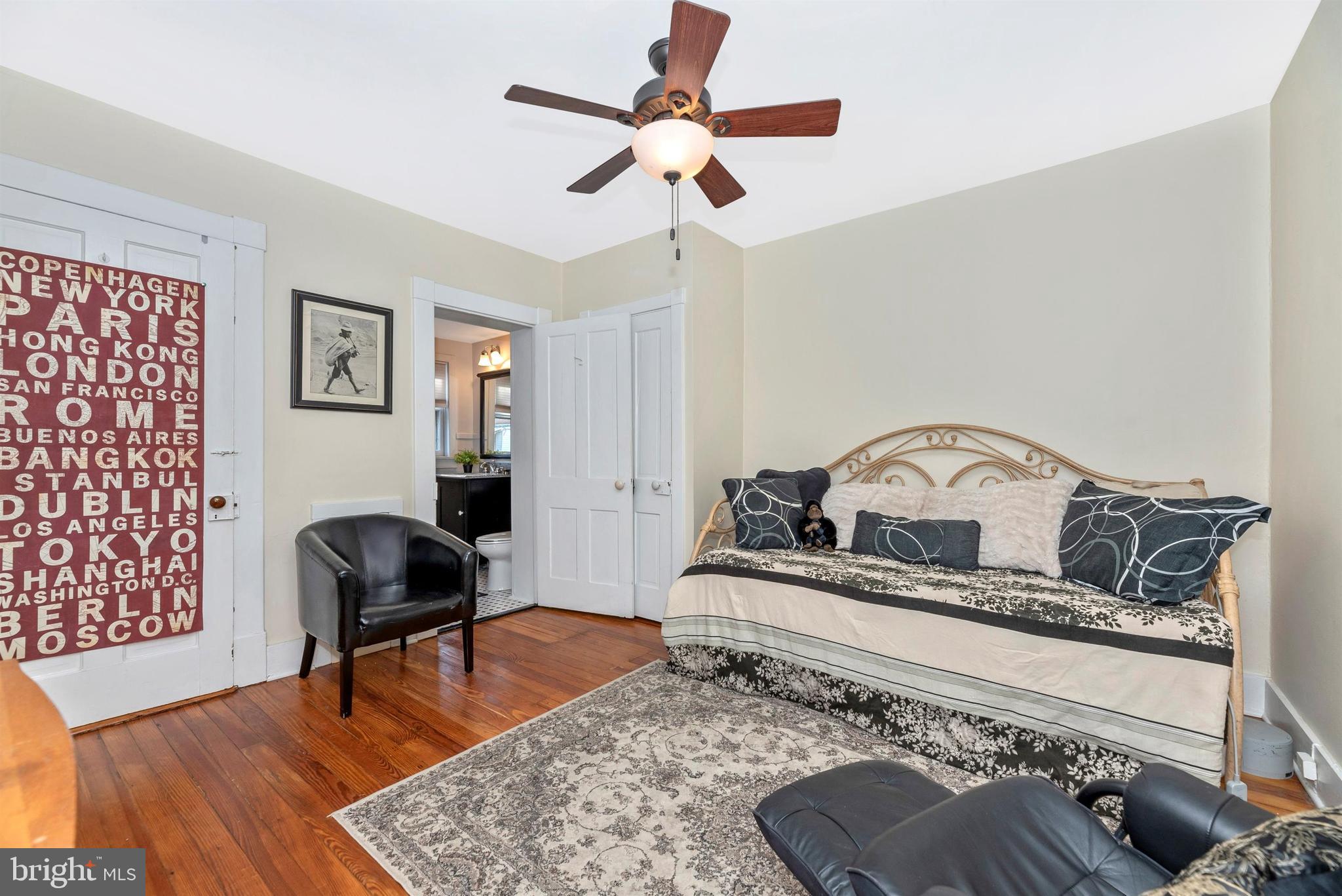 412 West Patrick Street Frederick, MD 21701 - Photo 19 of 36 Master Suite W/Ceiling Fan & Rare Walk-In Closet