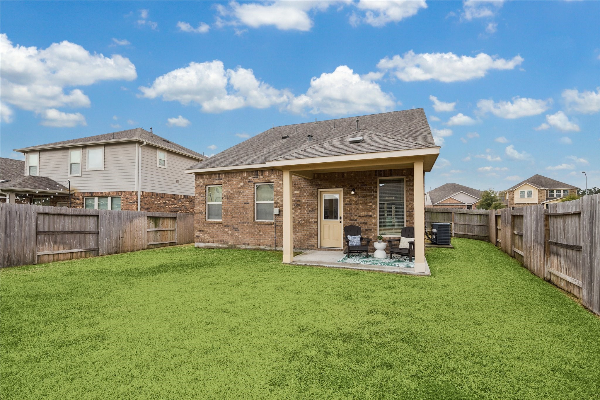 4411 Lone Alcove Drive Spring, TX 77386 - Photo 24 of 30 Step outside to a large backyard with room to relax, play, or customize.