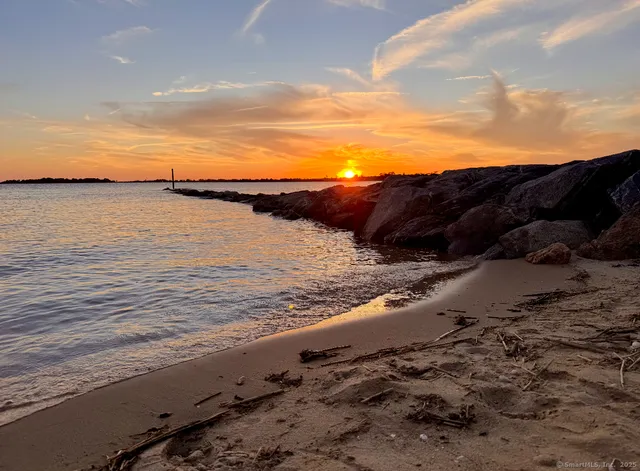 a view of an ocean beach