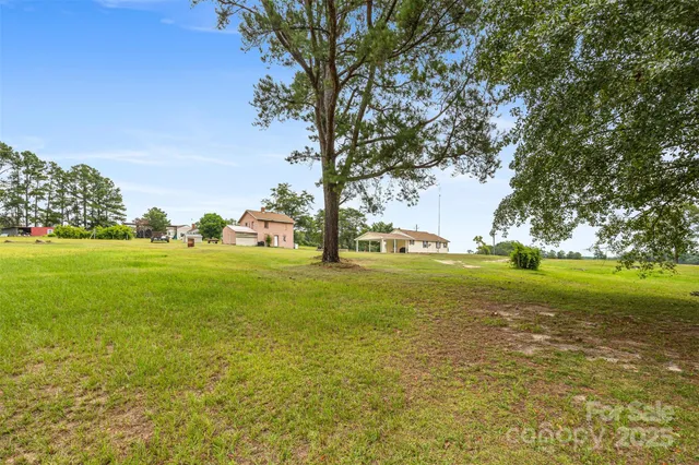 a view of an ocean from a yard