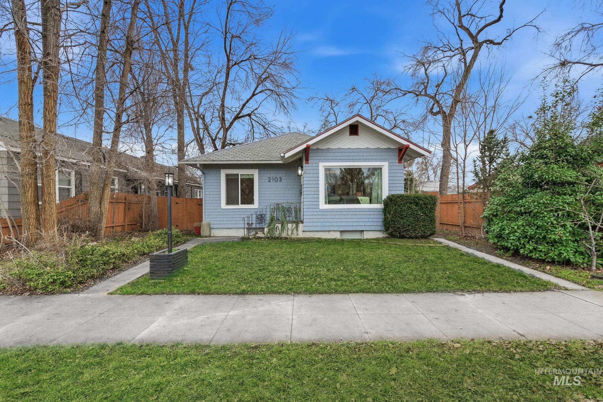 2103 West Bannock Street Boise, ID 83702 - Photo 1 of 49 Bungalow-style house with a fenced backyard