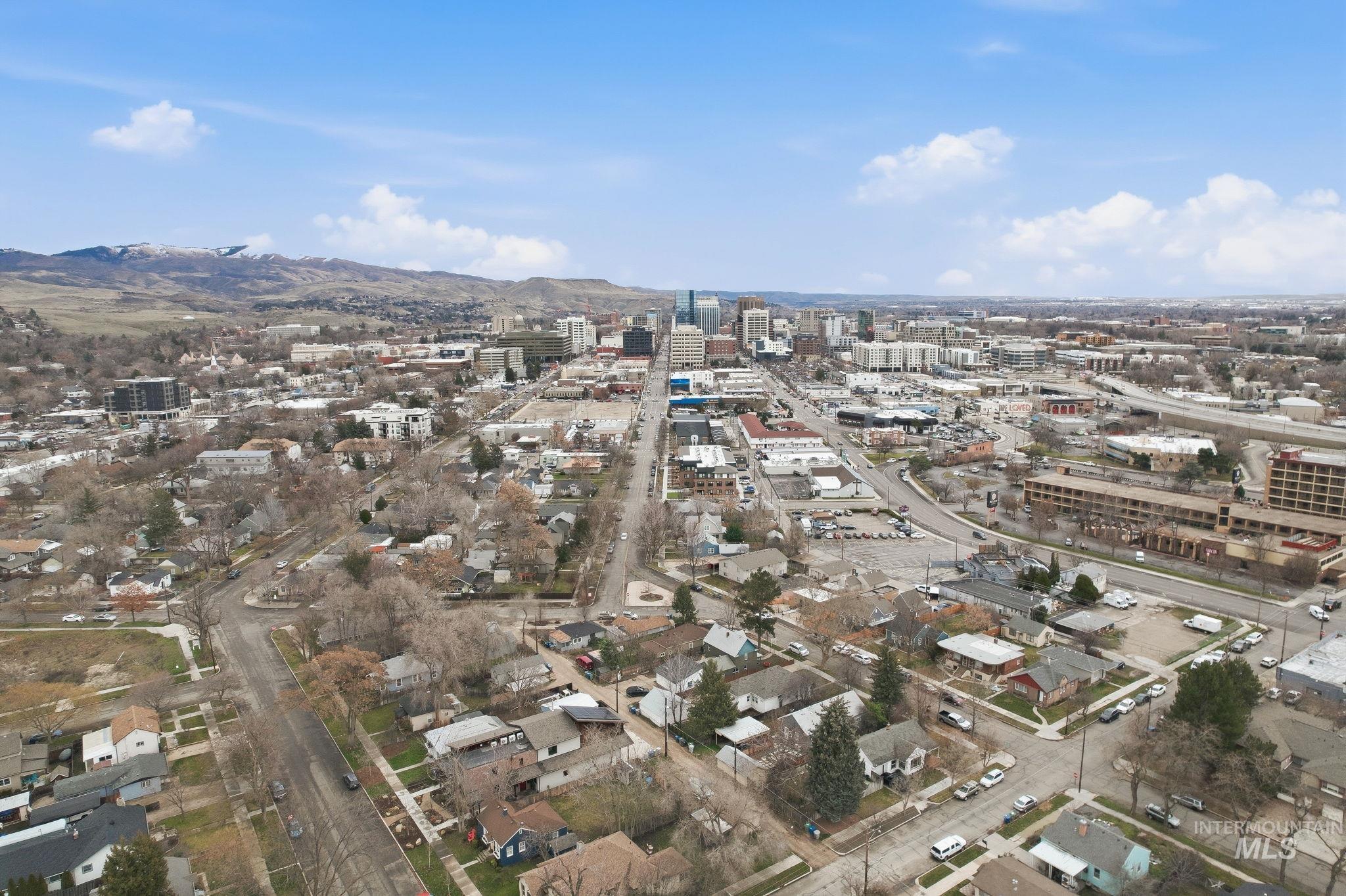 2103 West Bannock Street Boise, ID 83702 - Photo 42 of 49 Aerial view of property and surrounding area with nearby urban area