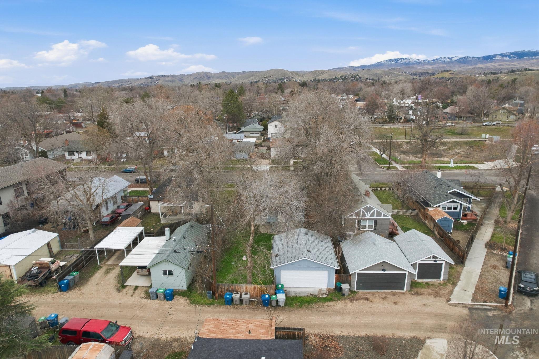 2103 West Bannock Street Boise, ID 83702 - Photo 45 of 49 Aerial view of residential area with a mountainous background