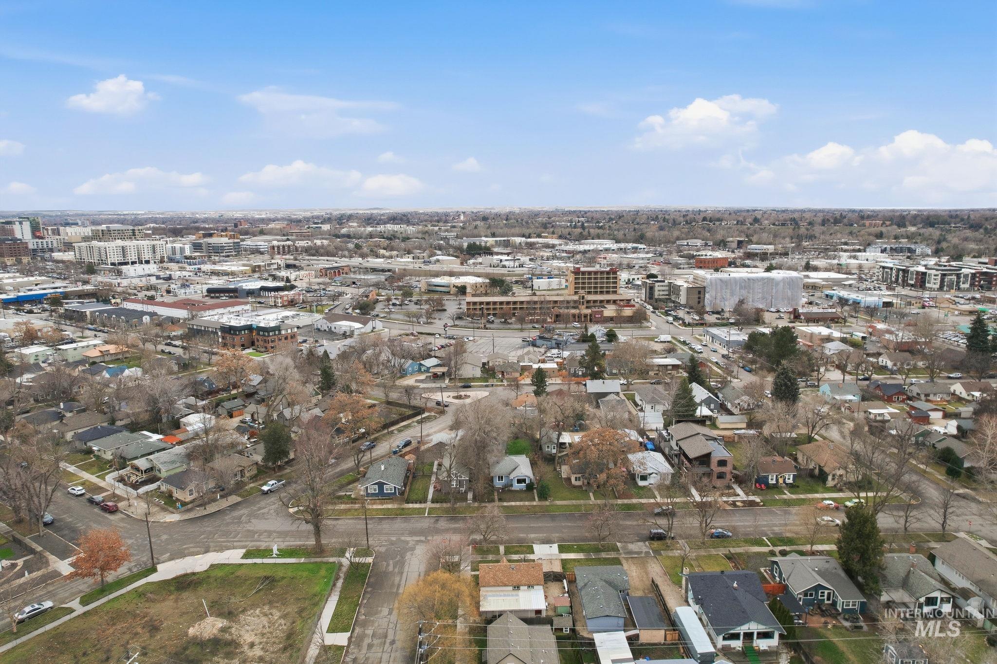 2103 West Bannock Street Boise, ID 83702 - Photo 48 of 49 Aerial view of property and surrounding area featuring nearby urban area