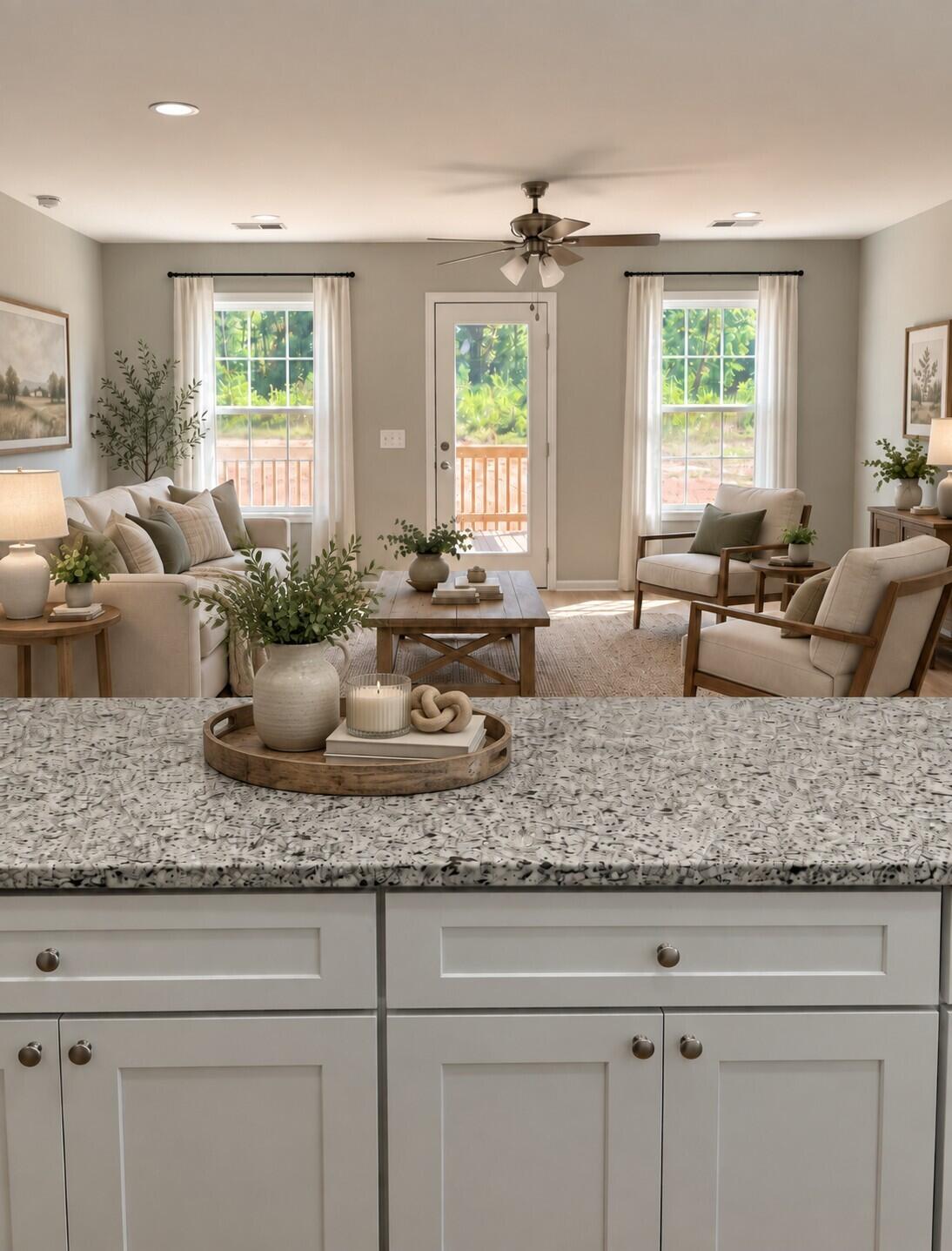 4308 Red Lane Road Dalzell, SC 29040 - Photo 20 of 33 Kitchen to GR staged