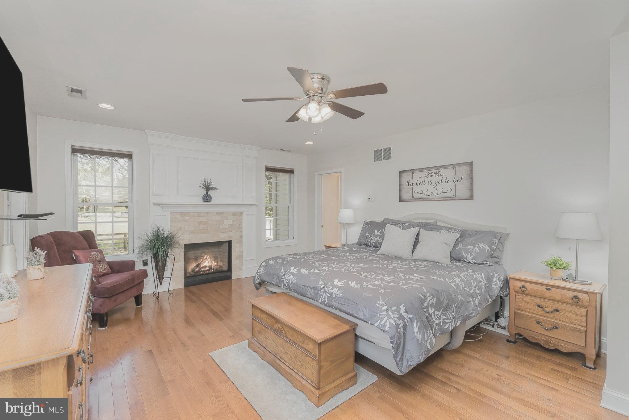 3247 Forge Hill Road Street, MD 21154 - Photo 15 of 49 Main level Primary Suite w/ gas fireplace