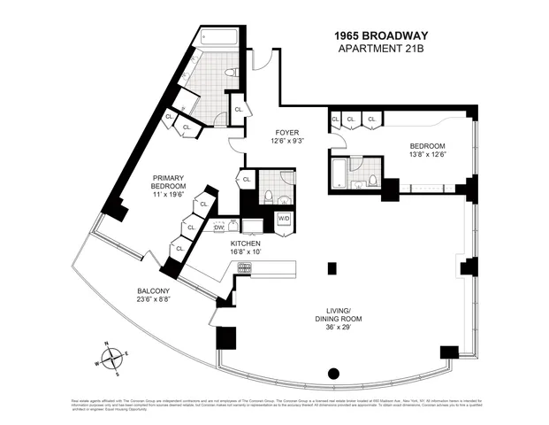 $4,250,000 | 1965 Broadway, Unit 21B | Upper West Side