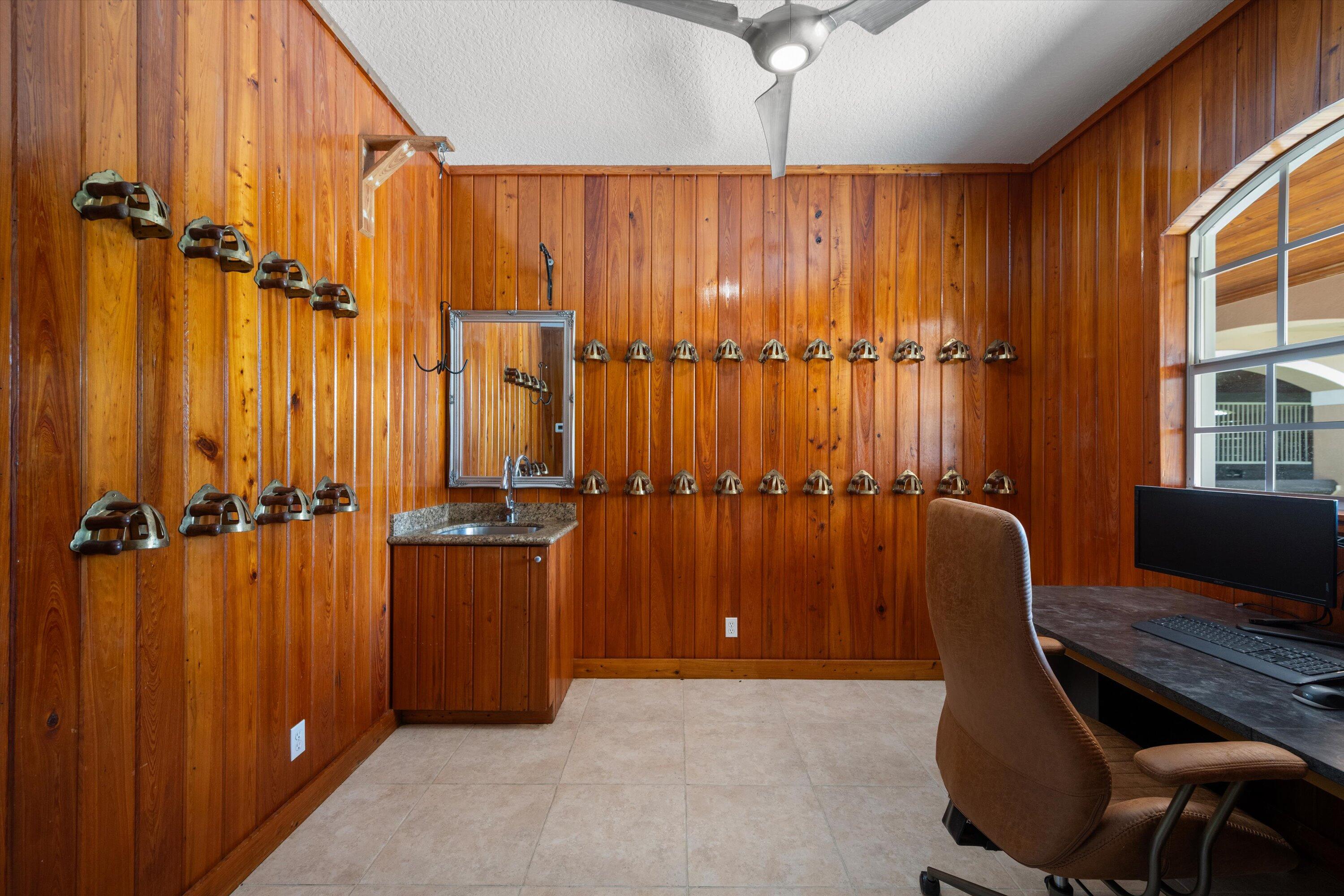 3287 Grande Road Loxahatchee, FL 33470 - Photo 40 of 126 2 WOOD LINED TACK ROOMS