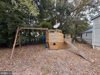 a view of outdoor space and deck