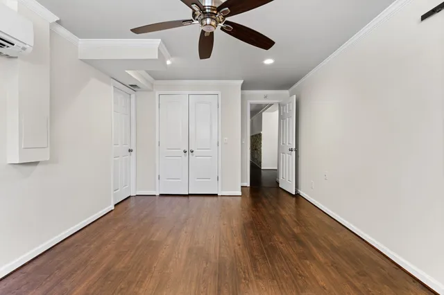 wooden floor in an empty room