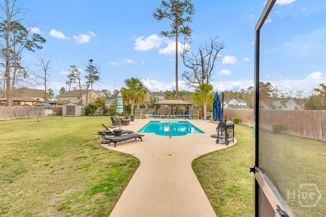 102 Henry Court Rincon, GA 31326 - Photo 43 of 55 Huge backyard