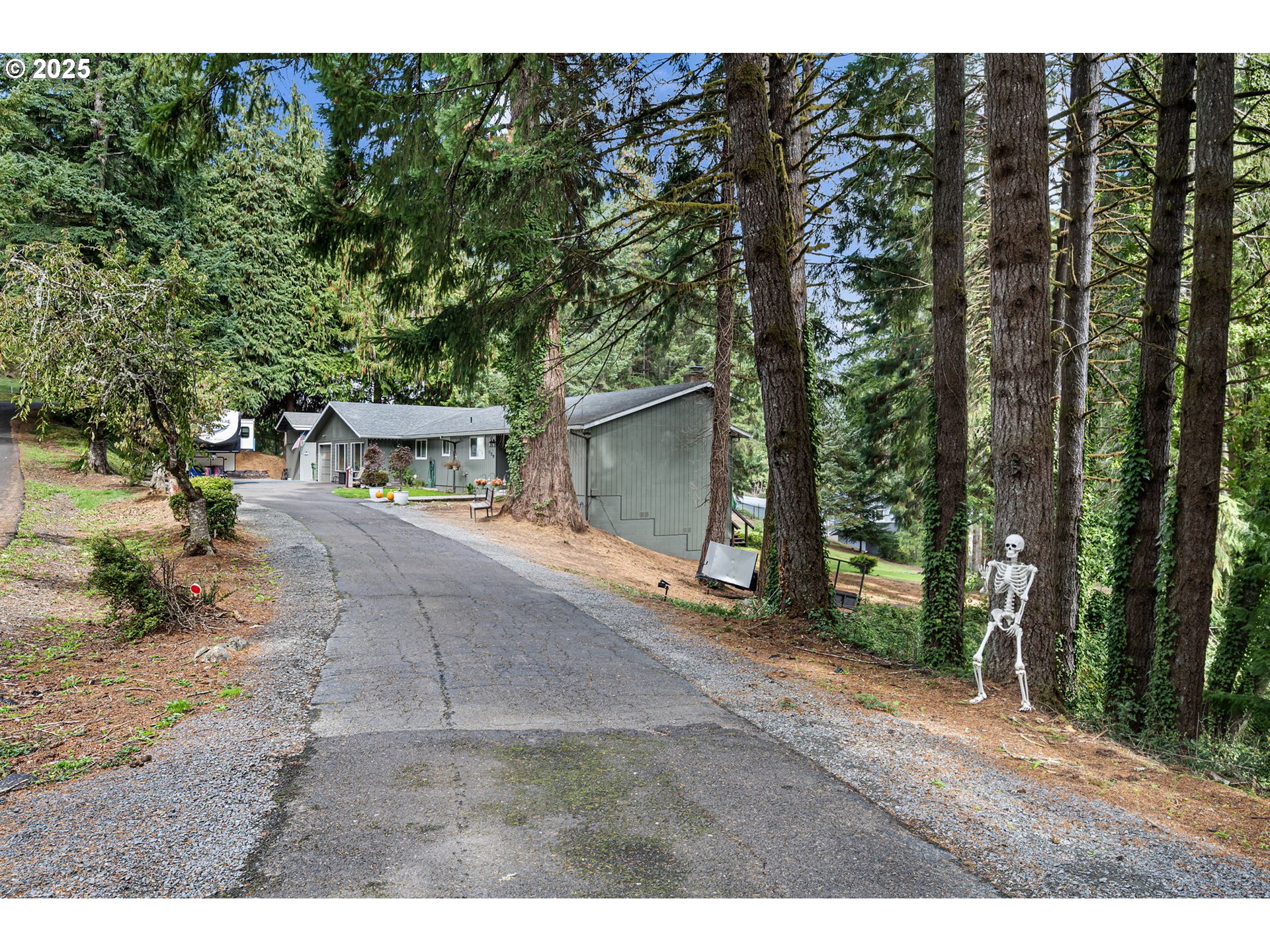 130 Tioga Court Cottage Grove, OR 97424 - Photo 7 of 44 a view of house with outdoor space and trees in the background