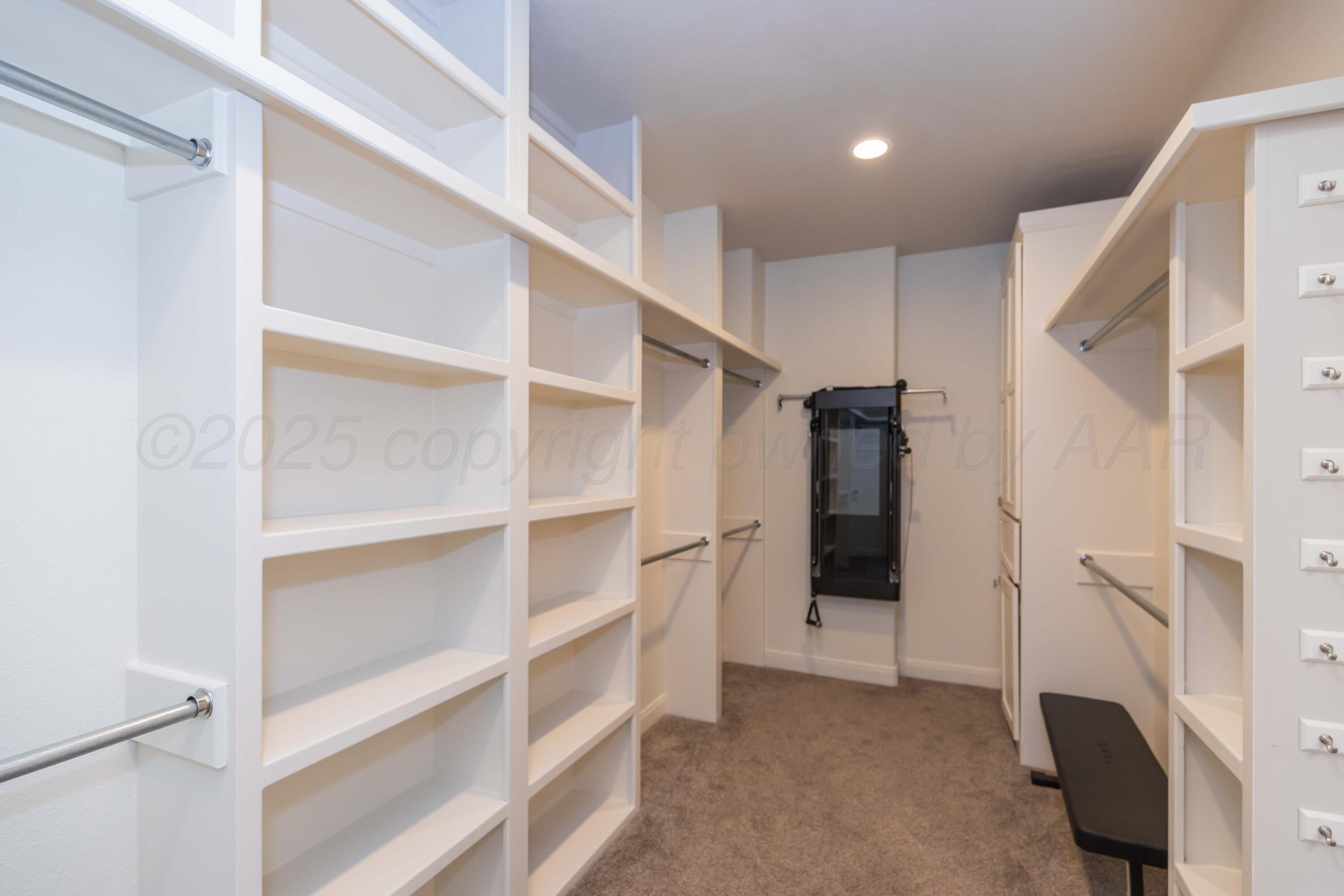 5706 Wesley Road Amarillo, TX 79119 - Photo 27 of 40 PRIMARY CLOSET VIEW 3