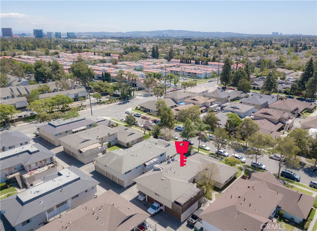 2619 West Orion Avenue Santa Ana, CA 92704 - Photo 8 of 8 an aerial view of a city with lots of residential buildings