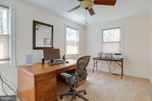 a view of outdoor space with seating area