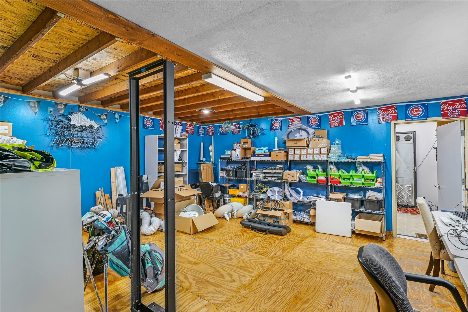 206 West Lincoln Street Saybrook, IL 61770 - Photo 17 of 28 a view of a room with gym equipment