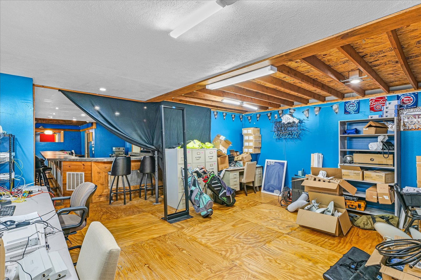 206 West Lincoln Street Saybrook, IL 61770 - Photo 18 of 28 a room with lots of gym equipment