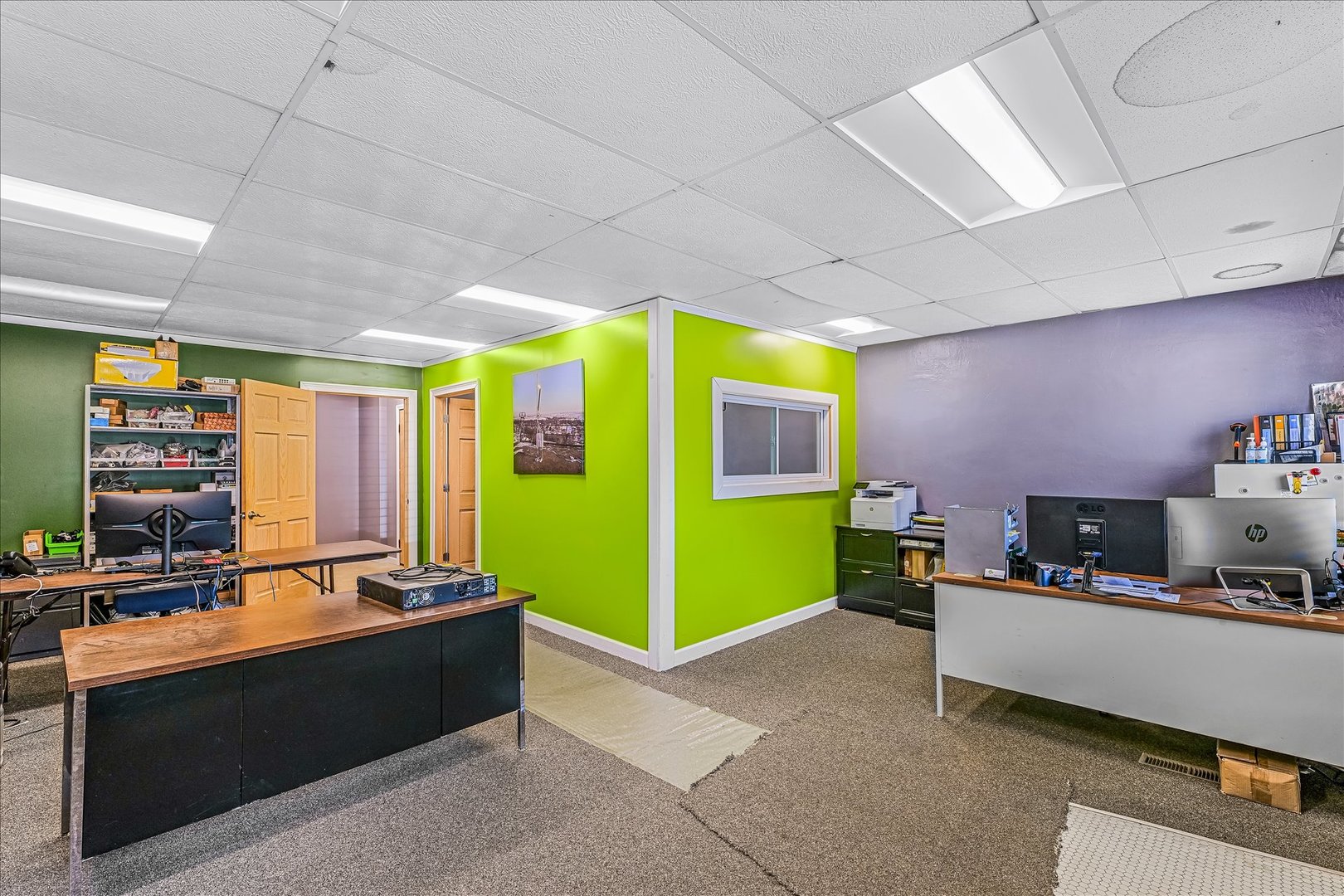 206 West Lincoln Street Saybrook, IL 61770 - Photo 21 of 28 a kitchen with window and refrigerator