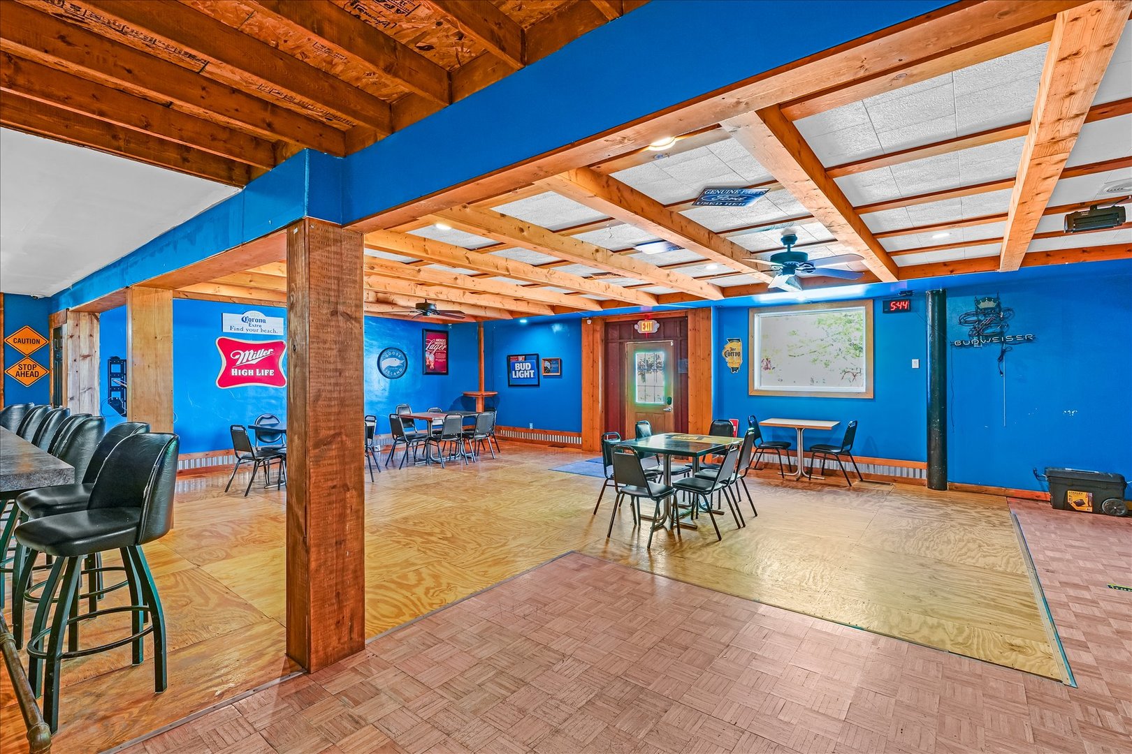206 West Lincoln Street Saybrook, IL 61770 - Photo 3 of 28 a view of a patio with table and chairs and potted plants