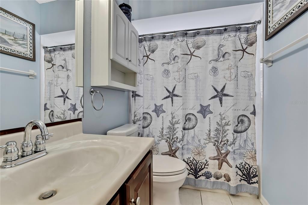 488 Fort Mill Lane Spring Hill, FL 34609 - Photo 26 of 54 a bathroom with a sink and a mirror
