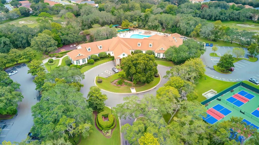 488 Fort Mill Lane Spring Hill, FL 34609 - Photo 50 of 54 an aerial view of a house with swimming pool and outdoor space