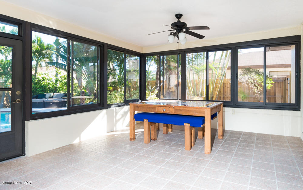 450 Carriage Road Satellite Beach, FL 32937 - Photo 18 of 25 Fully Enclosed Entertaining Area