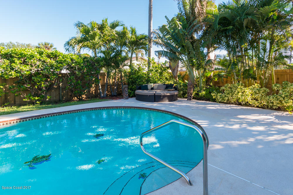 450 Carriage Road Satellite Beach, FL 32937 - Photo 22 of 25 Tropical Back Yard