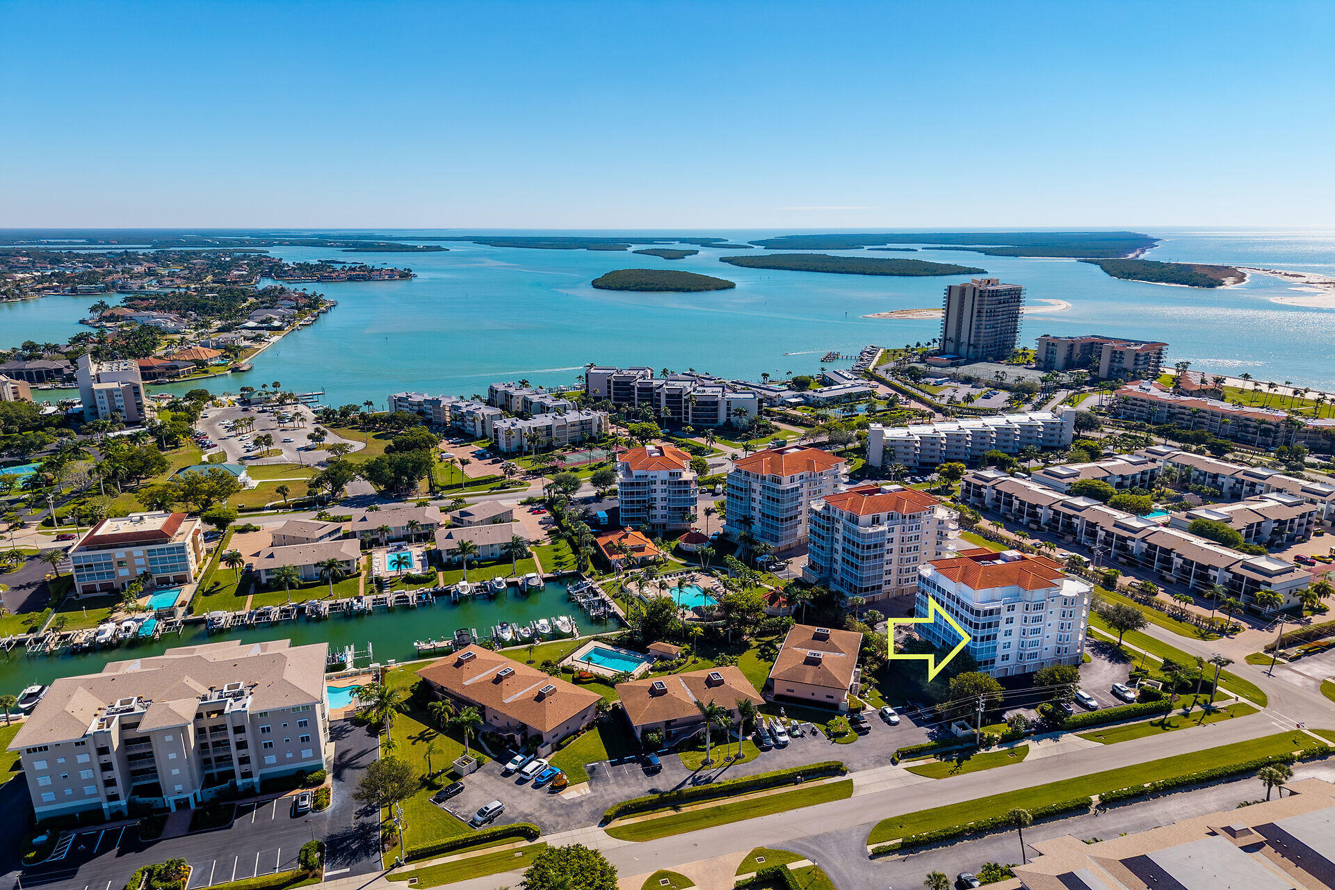 1111 Swallow Avenue, Unit 1401 Marco Island, FL 34145 - Photo 2 of 36 an aerial view of a city