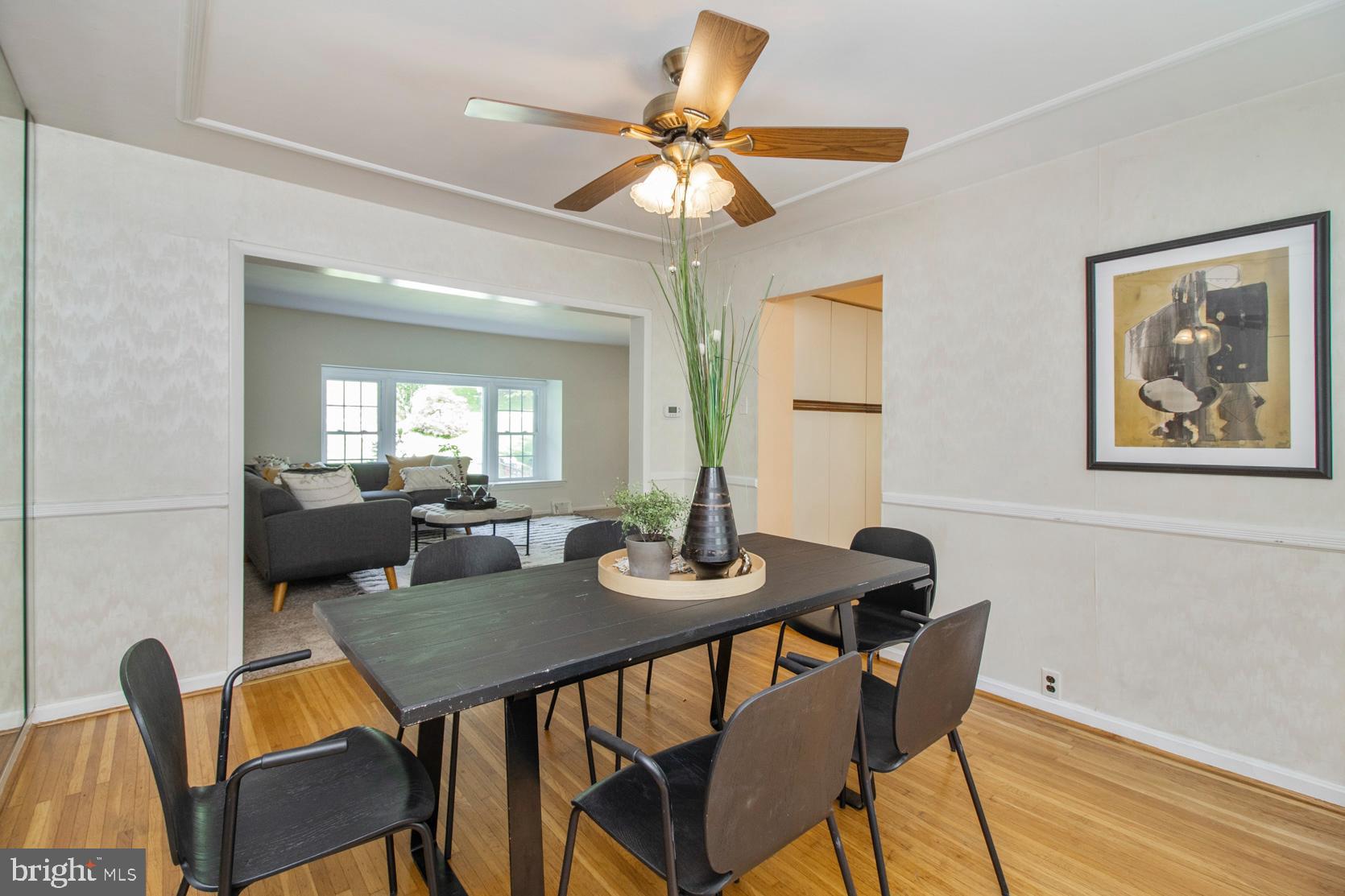 8804 Wainwright Road Glenside, PA 19038 - Photo 8 of 40 Dining Room to Living Room