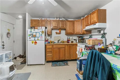 a view of a street view from a balcony