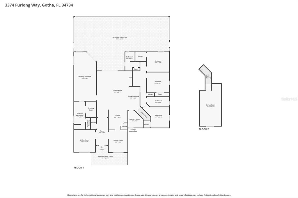 3374 Furlong Way Gotha, FL 34734 - Photo 34 of 38 a picture of floor plan
