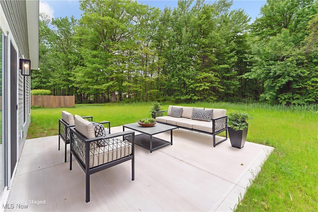7605 Lake Road East Madison, OH 44057 - Photo 41 of 50 Virtual staring 2: patio featuring outdoor lounge area
