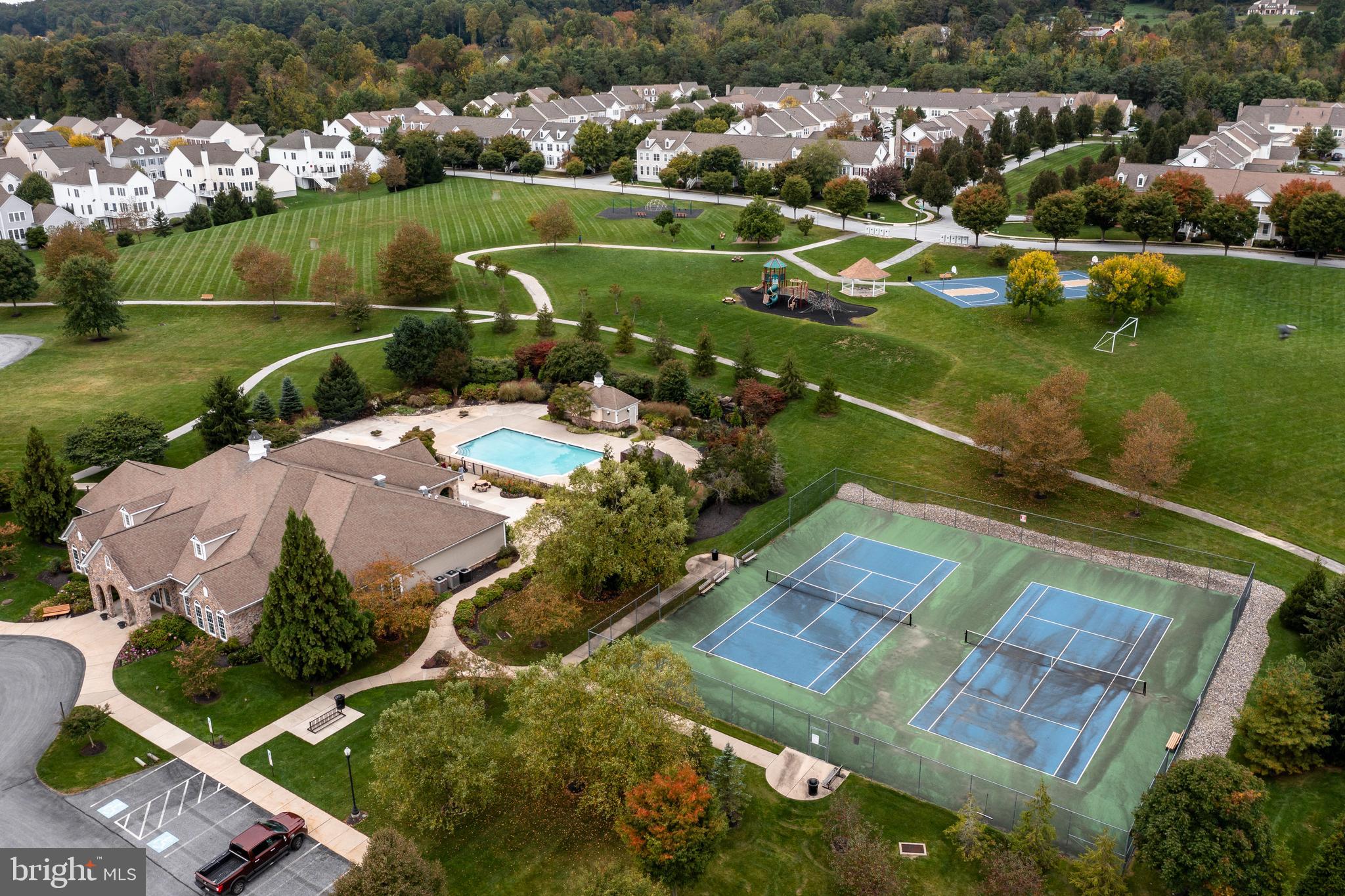Community Pool and Tennis Courts
