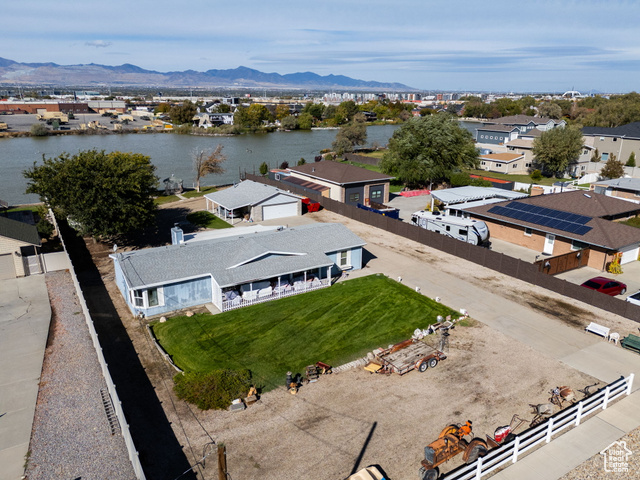 12958 South 300 East Draper, UT 84020 - Photo 3 of 38 Aerial view of residential area with a water and mountain view