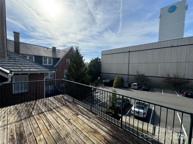 a view of balcony and deck