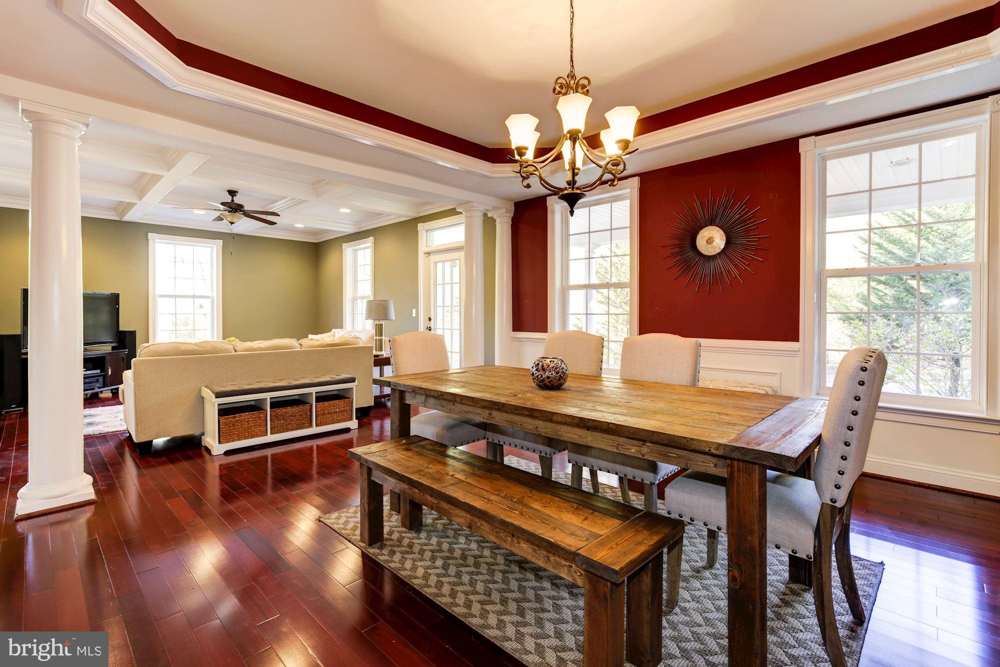8100 Dogwood Road Baltimore, MD 21244 - Photo 17 of 53 Dining room with dramatic tray ceiling