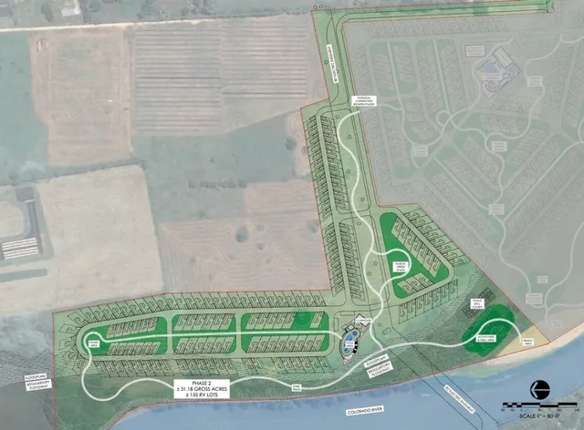 a bathroom with a mirror and a street sign